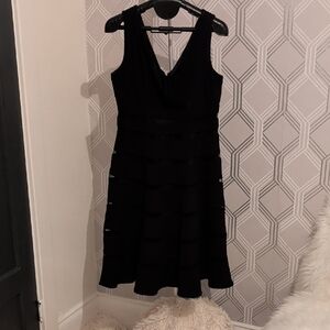 Scarlett Black Layered Midi Dress